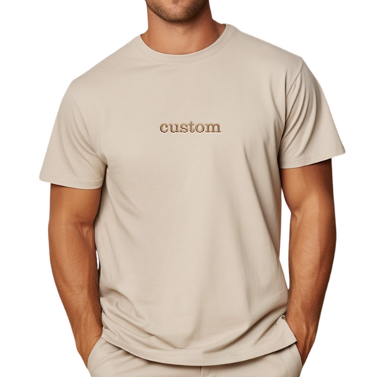 Custom Embroidered T-shirt , Personalized Gift for Men & Women, Gift for Dad