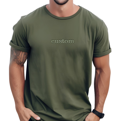 Custom Embroidered T-shirt , Personalized Gift for Men & Women, Gift for Dad